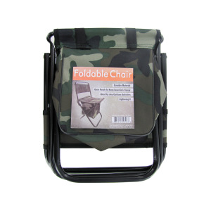 4  Pieces Per Pack Of  Camouflage Foldable Chair With Zipper Gear Pouch  ][Wholesales Purchase|Hoodmat.Com