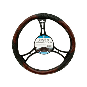 6 Pieces Per Pack Of Textured Two-Tone Steering Wheel Cover ][wholesales purchase|hoodmat.com