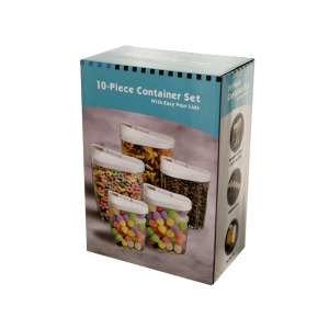 1 Pieces Per Pack Of Nesting Food Container Set With Easy Pour Lids ][Wholesales Purchase|Hoodmat.Com