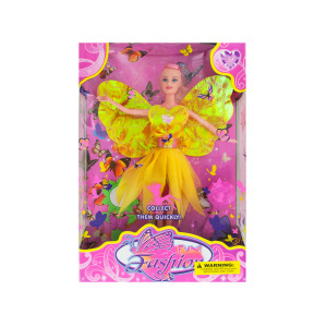 1 Pieces Per Pack Of Fashion Doll With Butterfly Dress &Amp; Accessories ][Wholesales Purchase | Hoodmat.Com