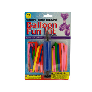 4 Pieces Per Pack Of Twist &Amp; Shape Balloon Fun Kit With Air Pump ][Wholesales Purchase|Hoodmat.Com