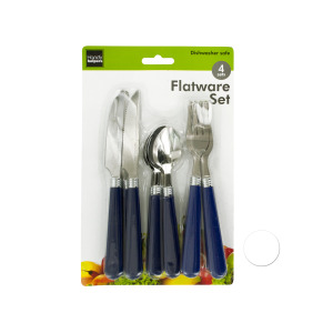 4 Pieces Per Pack Of Flatware Set With Plastic Handles ][Wholesales Purchase|Hoodmat.Com