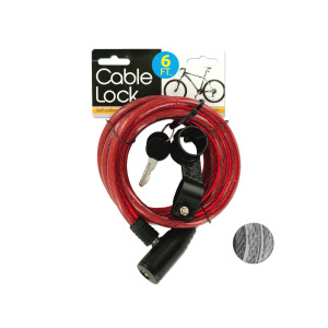 4  Pieces Per Pack Of  Self Coiling Bicycle Cable Lock With Two Keys  ][Wholesales Purchase|Hoodmat.Com