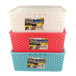 4 Pieces Per Pack Of Multi-Use Home Storage Container With Lid ][Wholesales Purchase|Hoodmat.Com