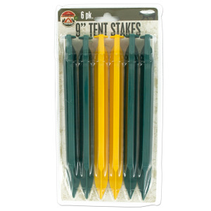 12  Pieces Per Pack Of  Plastic Tent Stakes Set  ][Wholesales Purchase|Hoodmat.Com