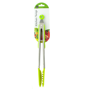 8 Pieces Per Pack Of Green Nylon-Tipped Metal Serving Tongs ][Wholesales Purchase|Hoodmat.Com