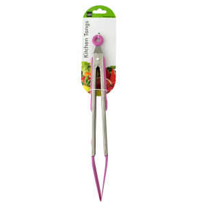 8 Pieces Per Pack Of Purple Nylon-Tipped Metal Kitchen Tongs ][Wholesales Purchase|Hoodmat.Com