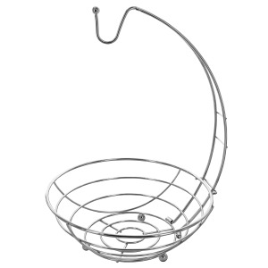 2 Pieces Per Pack Of Banana Hanger Chrome Wire Fruit Basket ][Wholesales Purchase|Hoodmat.Com