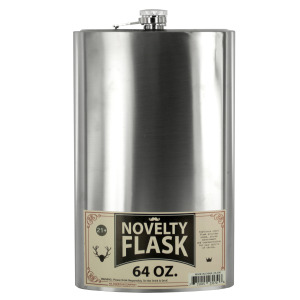 1 Pieces Per Pack Of 64 Oz. Oversized Stainless Steel Novelty Flask ][Wholesales Purchase|Hoodmat.Com