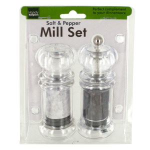 4 Pieces Per Pack Of Salt Shaker &Amp; Pepper Mill Set ][Wholesales Purchase|Hoodmat.Com