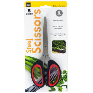 6 Pieces Per Pack Of 5 Blade Steel Multi-Purpose Scissors ][Wholesales Purchase|Hoodmat.Com