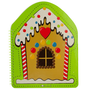 24 Pieces Per Pack Of Gingerbread House Spiral Notebook ][Wholesales Purchase|Hoodmat.Com