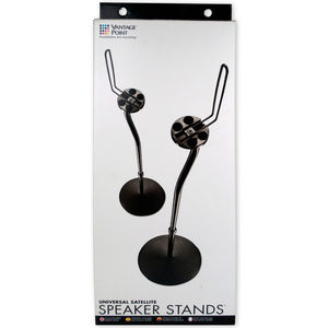 2 Pieces Per Pack Of Black Universal Satellite Speaker Stands ][Wholesales Purchase|Hoodmat.Com