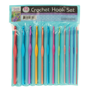 6  Pieces Per Pack Of  Aluminum Crochet Hook Set  ][Wholesales Purchase|Hoodmat.Com