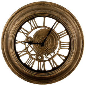 4 Pieces Per Pack Of Gold Gear Design Wall Clock ][Wholesales Purchase|Hoodmat.Com