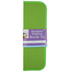3  Pieces Per Pack Of  Bamboo Knitting Needle Set In Storage Case  ][Wholesales Purchase|Hoodmat.Com