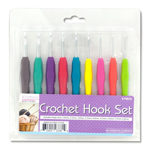 4  Pieces Per Pack Of  Crochet Hook Set With Colored Handles  ][Wholesales Purchase|Hoodmat.Com