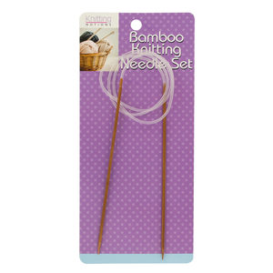 24  Pieces Per Pack Of  Circular Bamboo Knitting Needle Set  ][Wholesales Purchase|Hoodmat.Com