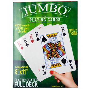 4 Pieces Per Pack Of Jumbo Novelty Playing Cards ][wholesales purchase|hoodmat.com