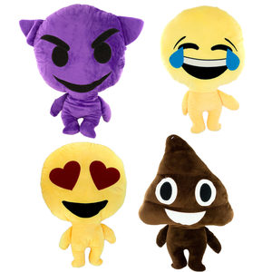 4 Pieces Per Pack Of Emoticon Stuffed Plush Character ][Wholesales Purchase | Hoodmat.Com