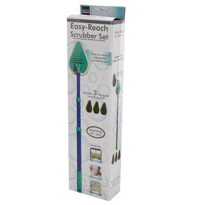 2 Pieces Per Pack Of Easy-Reach Telescopic Scrubber Set ][Wholesales Purchase|Hoodmat.Com