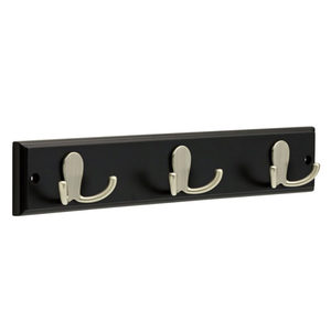4 Pieces Per Pack Of Franklin Brass Black &Amp; Satin Nickel Dual Prong Hook Rail ][Wholesales Purchase|Hoodmat.Com