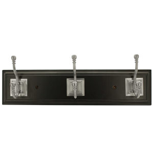 2 Pieces Per Pack Of Franklin Brass Black &Amp; Satin Nickel Architectural Hook Rail ][Wholesales Purchase|Hoodmat.Com