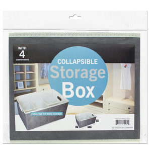 4 Pieces Per Pack Of Collapsible Storage Box With 4 Compartments ][Wholesales Purchase|Hoodmat.Com