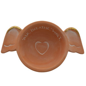 6 Pieces Per Pack Of Angel Wings Decorative Clay Trinket Dish ][Wholesales Purchase|Hoodmat.Com