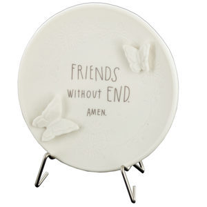 6 Pieces Per Pack Of Decorative Porcelain Friends Without End Plate With Stand ][Wholesales Purchase|Hoodmat.Com