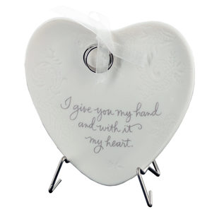 6 Pieces Per Pack Of Decorative Porcelain Wedding Heart Plate With Stand ][Wholesales Purchase|Hoodmat.Com