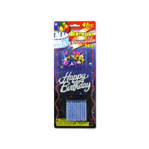 24 Pieces Per Pack Of Birthday Candle &Amp; Cake Decoration Set ][Wholesales Purchase|Hoodmat.Com