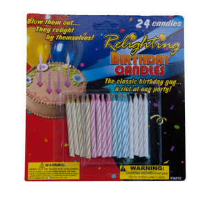 24 Pieces Per Pack Of Relighting Birthday Candles ][Wholesales Purchase|Hoodmat.Com