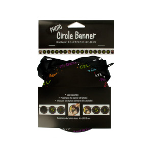 24 Pieces Per Pack Of Simply Marvelous Photo Circle Banner ][Wholesales Purchase|Hoodmat.Com
