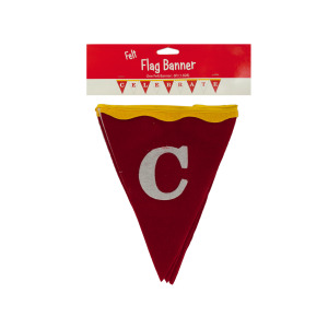 24 Pieces Per Pack Of Big Top Celebrate Felt Flag Banner ][Wholesales Purchase|Hoodmat.Com