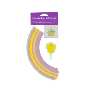 24 Pieces Per Pack Of Easter Chick Cupcake Wraps &Amp; Toppers Set ][Wholesales Purchase|Hoodmat.Com