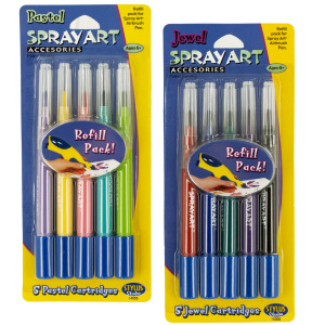 24 Pieces Per Pack Of Spray Art Airbrush Pen Refill Cartridges ][Wholesales Purchase|Hoodmat.Com
