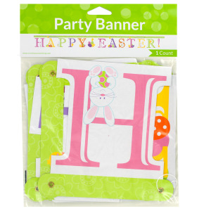 36 Pieces Per Pack Of 'Happy Easter!' Jointed Party Banner ][Wholesales Purchase|Hoodmat.Com