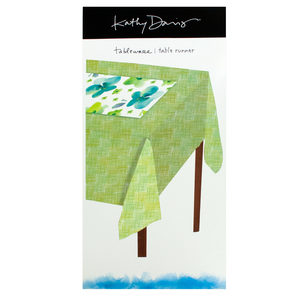 36 Pieces Per Pack Of Kathy Davis Cool Flora Table Runner ][Wholesales Purchase|Hoodmat.Com