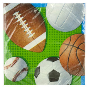 36 Pieces Per Pack Of Celebrate Sports Beverage Napkins Set ][Wholesales Purchase|Hoodmat.Com