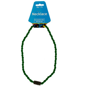 36 Pieces Per Pack Of Green Twist Sport Necklace ][Wholesales Purchase|Hoodmat.Com