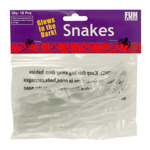 24 Pieces Per Pack Of Glow In The Dark Snakes Party Favors ][Wholesales Purchase|Hoodmat.Com