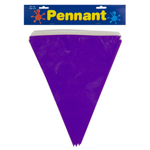 36 Pieces Per Pack Of Purple Pennant Banner ][Wholesales Purchase|Hoodmat.Com