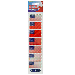36 Pieces Per Pack Of Usa Flag Stickers ][Wholesales Purchase|Hoodmat.Com