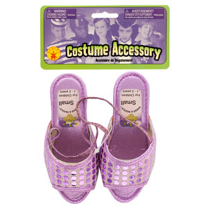 20 Pieces Per Pack Of Small Dress &Amp; Dazzle Girls Lavender Sequin Dot Shoes ][Wholesales Purchase | Hoodmat.Com