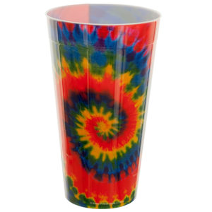 40 Pieces Per Pack Of Tie Dye Plastic Tumbler Cup ][Wholesales Purchase|Hoodmat.Com