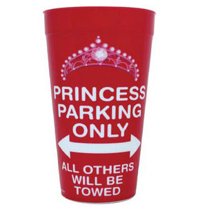 48 Pieces Per Pack Of Princess Parking Only Plastic Tumbler Cup ][Wholesales Purchase|Hoodmat.Com