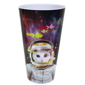 48 Pieces Per Pack Of Cat In Space With Goldfish Plastic Tumbler Cup ][Wholesales Purchase|Hoodmat.Com