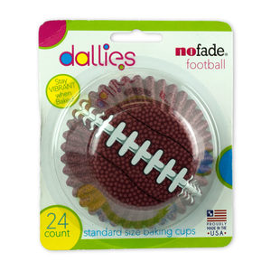24 Pieces Per Pack Of Dallies Football Baking Cups ][Wholesales Purchase|Hoodmat.Com