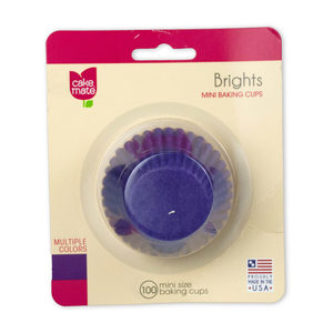 24 Pieces Per Pack Of Cake Mate Purple And Pink Mini Baking Cups 100 Pack ][Wholesales Purchase|Hoodmat.Com